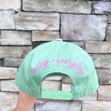“How Lucky Are We” Green Polka Dot Trucker Hat - The Pink Pineapple 850