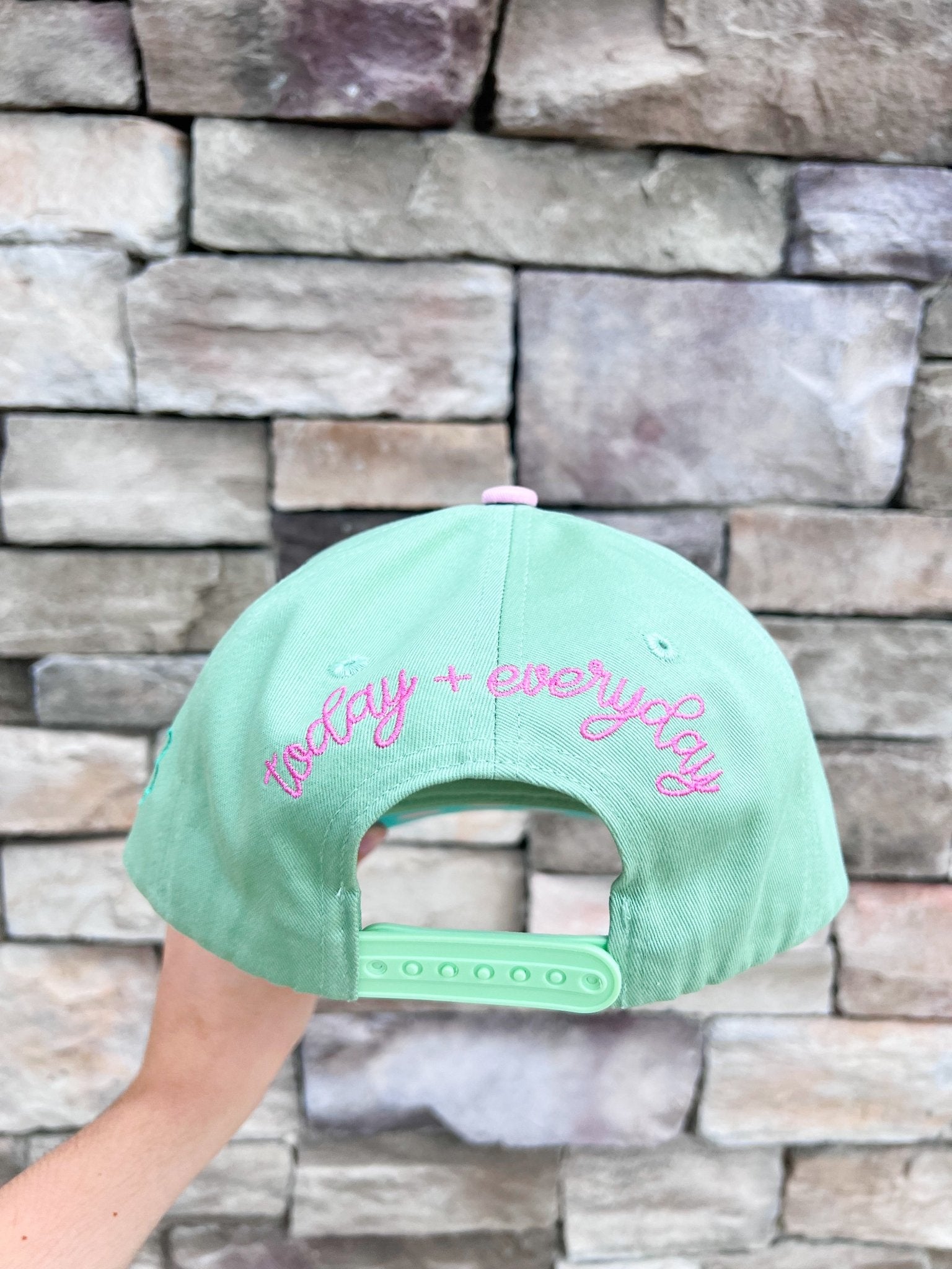 “How Lucky Are We” Green Polka Dot Trucker Hat - The Pink Pineapple 850