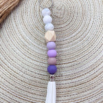 [Humble House] Silicone Beaded Tassel Keychains - The Pink Pineapple 850