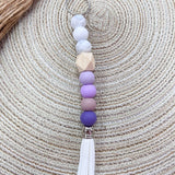 [Humble House] Silicone Beaded Tassel Keychains - The Pink Pineapple 850