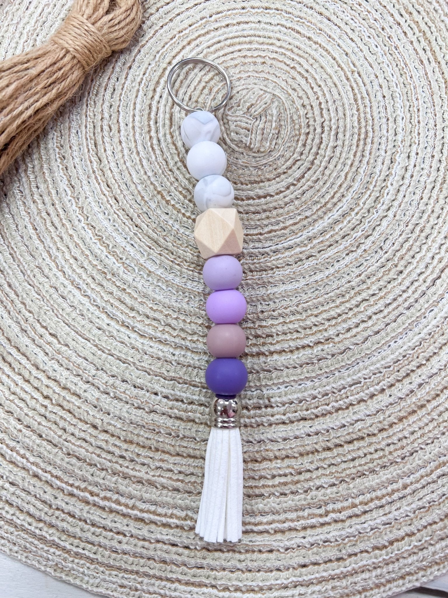 [Humble House] Silicone Beaded Tassel Keychains - The Pink Pineapple 850