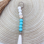 [Humble House] Silicone Beaded Tassel Keychains - The Pink Pineapple 850