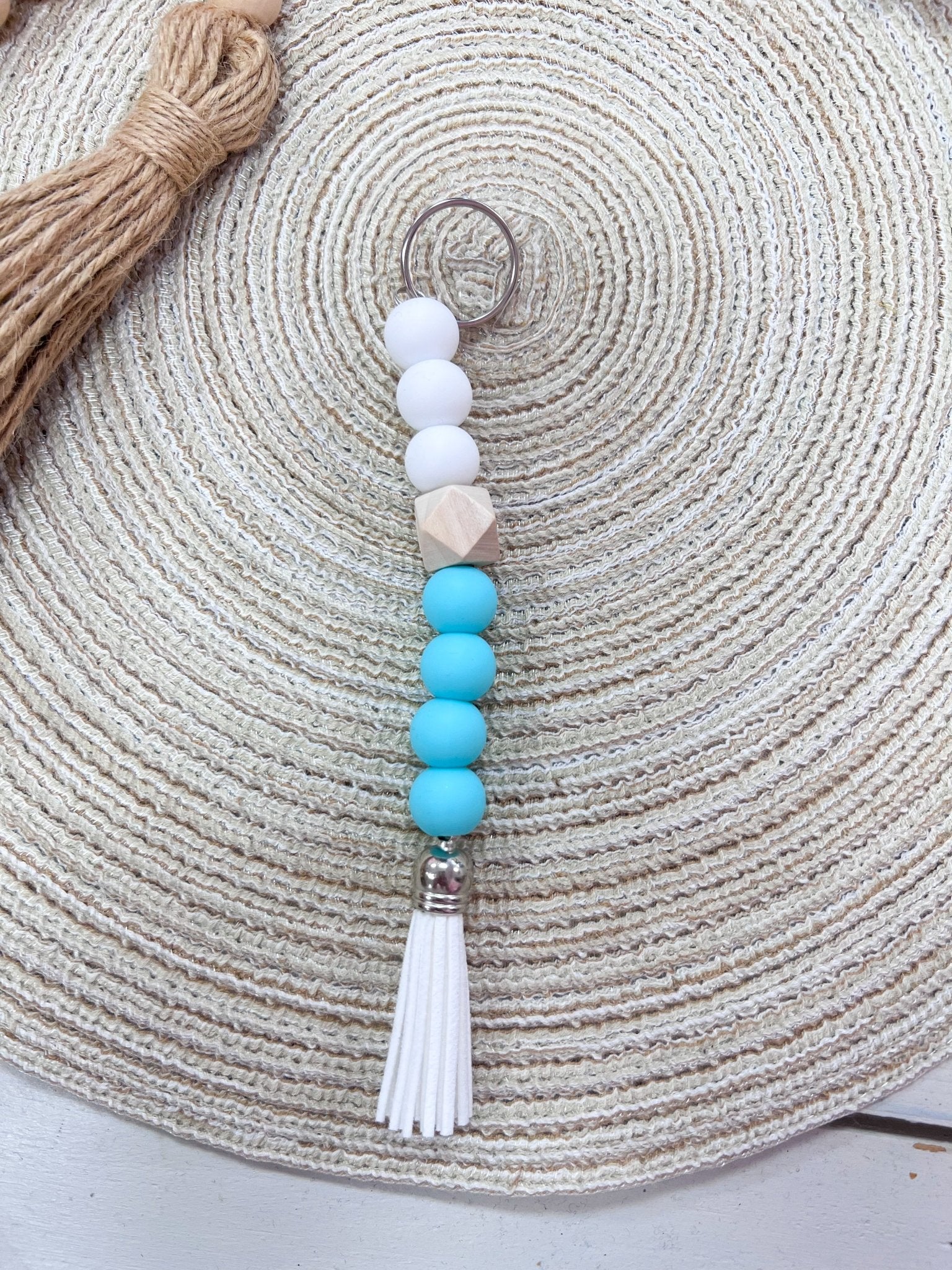 [Humble House] Silicone Beaded Tassel Keychains - The Pink Pineapple 850