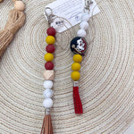 [Humble House] Silicone Beaded Tassel Keychains - The Pink Pineapple 850