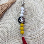 [Humble House] Silicone Beaded Tassel Keychains - The Pink Pineapple 850