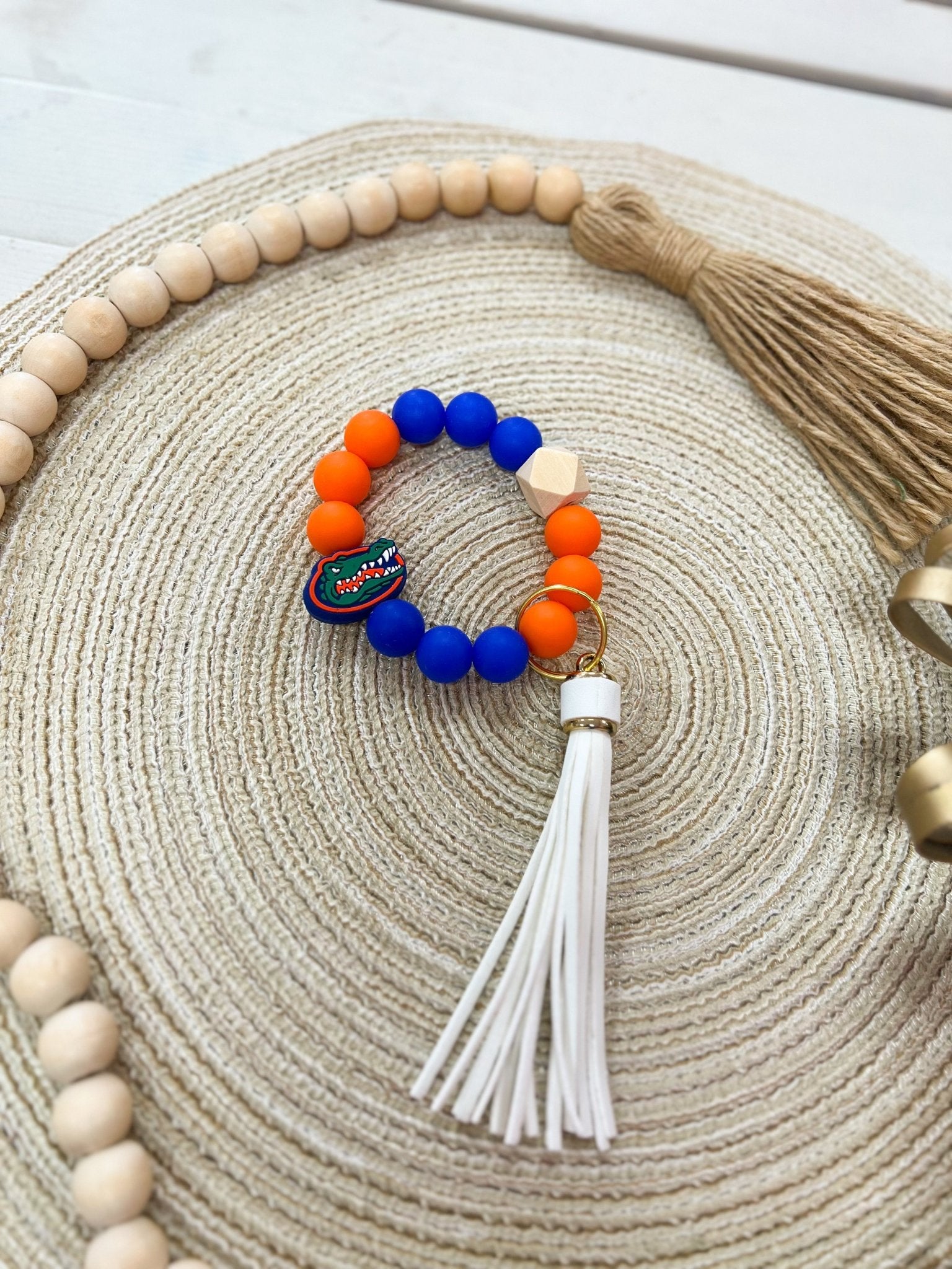 [Humble House] UF Gameday Silicone Beaded Keychain - The Pink Pineapple 850