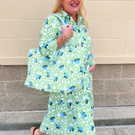 Hydrangea Escape Midi Dress - The Pink Pineapple 850
