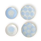 Hydrangea Medium White Trinket Dice Catchall Dish - The Pink Pineapple 850