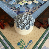 Hydrangea Porcelain Trinket Dice Box in Blue - The Pink Pineapple 850