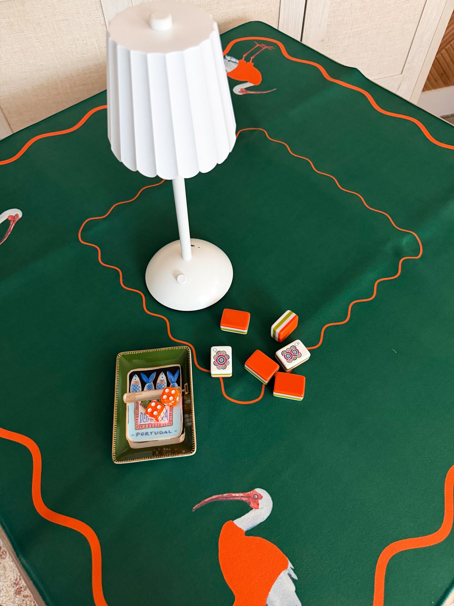 Ibis Royale Mahjong Mat - The Pink Pineapple 850