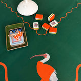 Ibis Royale Mahjong Mat - The Pink Pineapple 850
