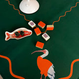 Ibis Royale Mahjong Mat - The Pink Pineapple 850