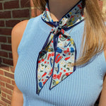 [Saturday Silks] Ole Miss Gameday Skinny Scarf
