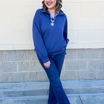 Indigo Ridge Half - Zip - The Pink Pineapple 850