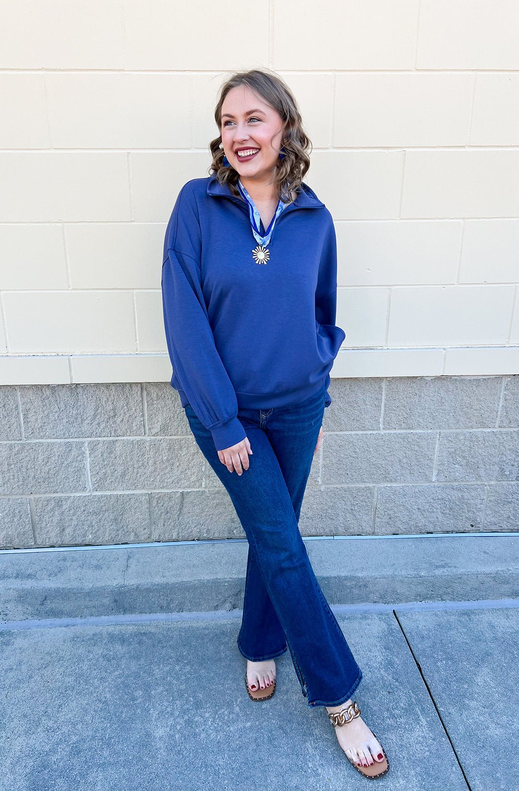 Indigo Ridge Half - Zip - The Pink Pineapple 850