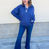 Indigo Ridge Half - Zip - The Pink Pineapple 850