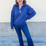 Indigo Ridge Half - Zip - The Pink Pineapple 850