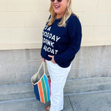 It’s a Good Day Boat Sweater - The Pink Pineapple 850