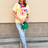 It’s A Good Life Graphic Tee - The Pink Pineapple 850