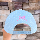 “It’s a Very Good Day” Light Blue Polka Dot Trucker Hat - The Pink Pineapple 850