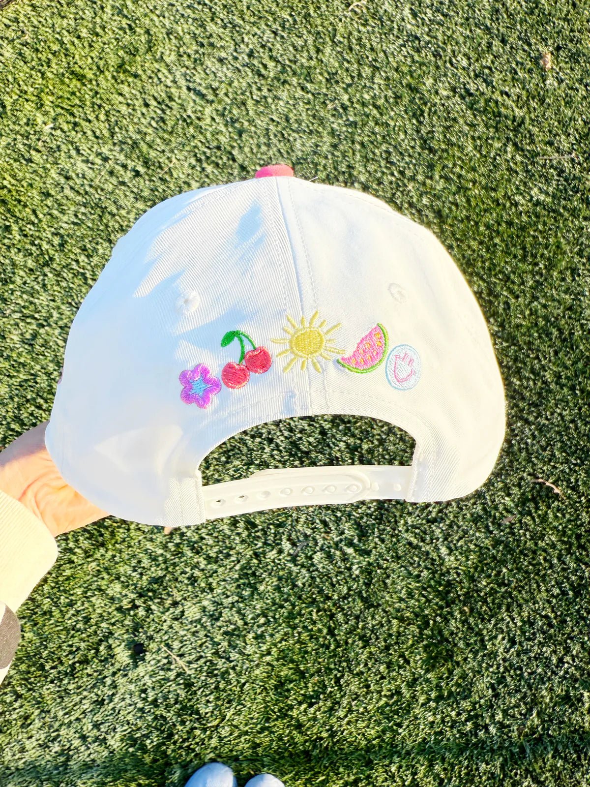 I’ve Got Sunshine Patchwork Snapback Hat - The Pink Pineapple 850