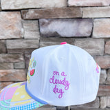 I’ve Got Sunshine Patchwork Snapback Hat - The Pink Pineapple 850