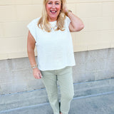 Ivory Drift Knit Sweater - The Pink Pineapple 850