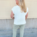 Ivory Drift Knit Sweater - The Pink Pineapple 850