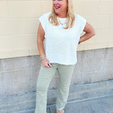 Ivory Drift Knit Sweater - The Pink Pineapple 850