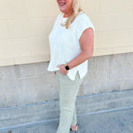 Ivory Drift Knit Sweater - The Pink Pineapple 850