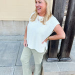 Ivory Drift Knit Sweater - The Pink Pineapple 850