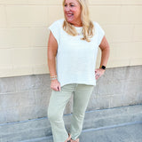 Ivory Drift Knit Sweater - The Pink Pineapple 850