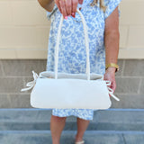 Ivory Everly Knot Shoulder Bag - The Pink Pineapple 850