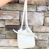 Ivory Everly Knot Shoulder Bag - The Pink Pineapple 850