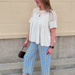 Ivory Lace Muse Blouse - The Pink Pineapple 850