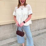 Ivory Lace Muse Blouse - The Pink Pineapple 850