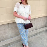 Ivory Lace Muse Blouse - The Pink Pineapple 850