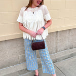 Ivory Lace Muse Blouse - The Pink Pineapple 850