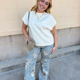 Ivory Moment Top - The Pink Pineapple 850