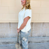 Ivory Moment Top - The Pink Pineapple 850
