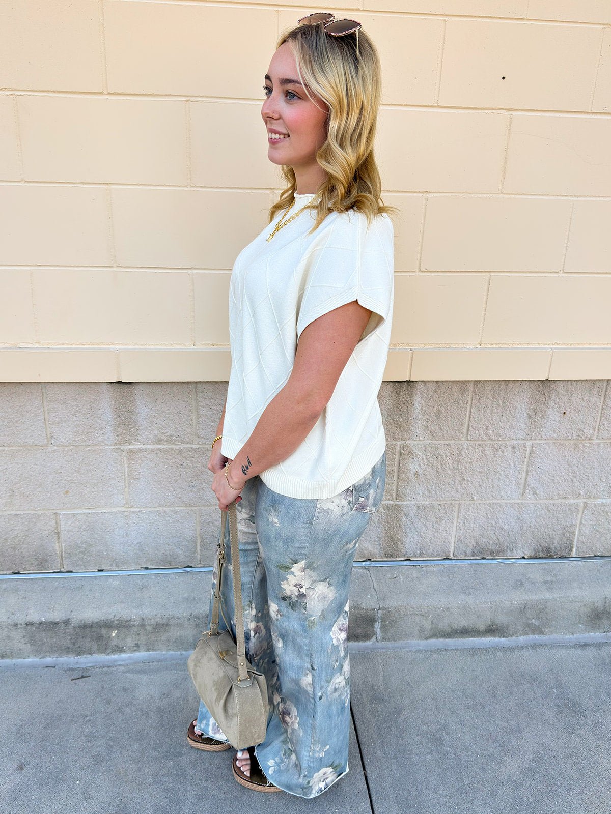 Ivory Moment Top - The Pink Pineapple 850