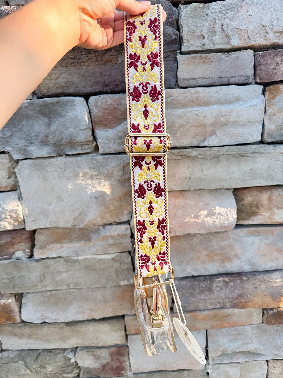 Ivory Spirit Woven Bag Strap - The Pink Pineapple 850