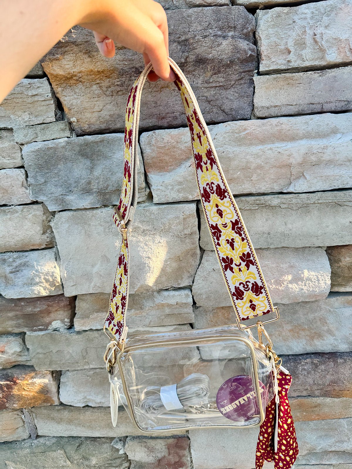 Ivory Spirit Woven Bag Strap - The Pink Pineapple 850