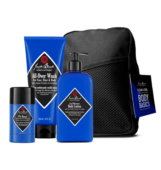 Jack Black Clean & Cool Body Basics Set - The Pink Pineapple 850