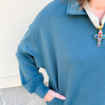 Jade Canyon Half - Zip - The Pink Pineapple 850