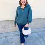 Jade Canyon Half - Zip - The Pink Pineapple 850