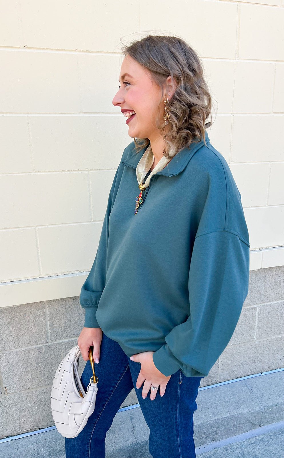 Jade Canyon Half - Zip - The Pink Pineapple 850