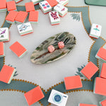 Jade Marble Oval Dice Catchall - The Pink Pineapple 850