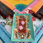 Jade Tiger Dice Catchall - The Pink Pineapple 850