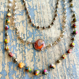 Janet Necklace Orange - The Pink Pineapple 850